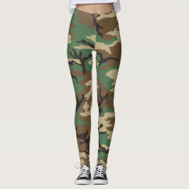 Klassieke militaire Camo-leggings Leggings