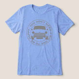 Klassieke Mini-auto originele tagline uit de jaren Tri-Blend Shirt