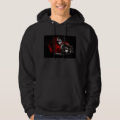 Klassieke mini met rallellicht hoodie (Voorkant)