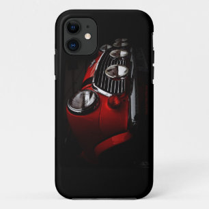 Klassieke mini met rally light iPhone Case