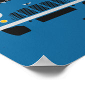 Klassieke Mini RAC patrouille van minimalistische Poster (Hoek)