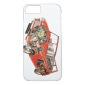 Klassieke mini-telefooncel Case-Mate iPhone case (Achterkant)