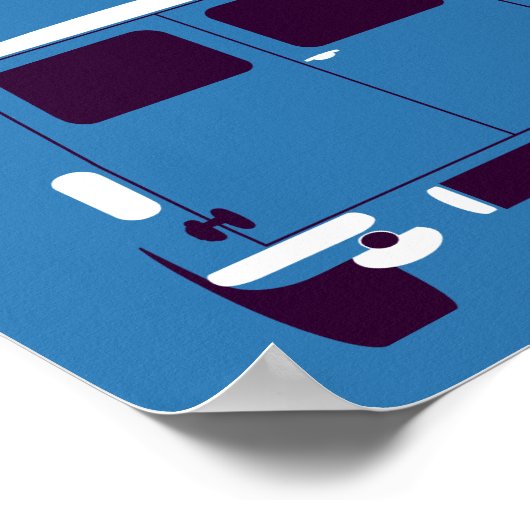 Klassieke mini-van-tentoonstelling poster (Hoek)