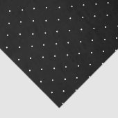 Klassieke Mini Witte Polka Dots Patroon Weefsel Pa Tissuepapier (Detail)