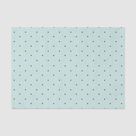Klassieke Mini Zwarte Polka Dots Patroon Weefsel P Tissuepapier (Voorkant)