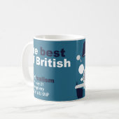 Klassieke miniatuurauto-minimalistische kunstmok koffiemok (Voorkant links)