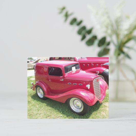 Klassieke minikaart briefkaart (Staand voorkant)