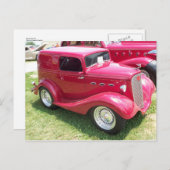 Klassieke minikaart briefkaart (Voorkant / Achterkant)