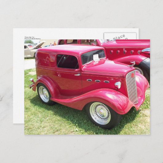 Klassieke minikaart briefkaart (Voorkant / Achterkant)