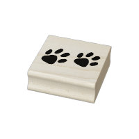 Klassieke Minimal Animal Paw Prints Silhouet
