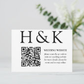 Klassieke Minimal Old Money Esthetische Eenvoudige Informatiekaartje (Staand voorkant)