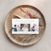 Klassieke minimale fotografie visitekaartje