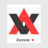 Klassieke Minimale Letter VA Sticker (Vel)