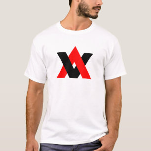 Klassieke Minimale Letter VA T-shirt