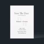 KLASSIEKE minimalistische elegantie met foto Save The Date<br><div class="desc">Gemaakt voor jou!</div>