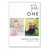 Klassieke minimalistische foto bewerkbaar kaart (Voorkant)