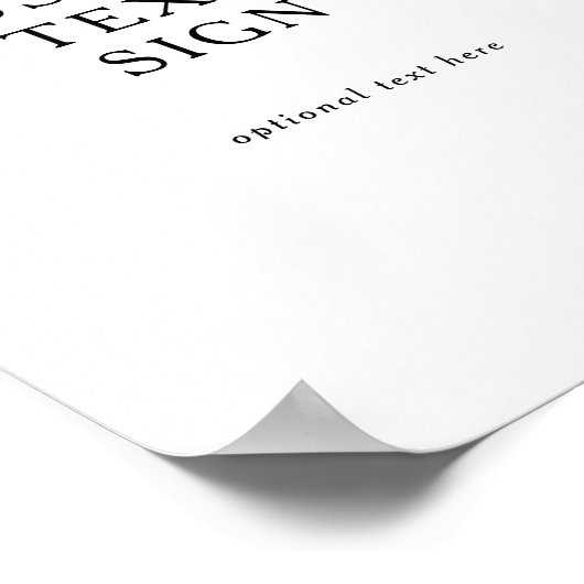 Klassieke minimalistische Kaarten en aangepaste ca Poster (Hoek)