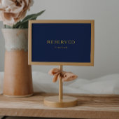 Klassieke minimalistische marineblauw | Goudreserv