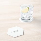 Klassieke minimalistische professional kartonnen onderzetters (Insitu)