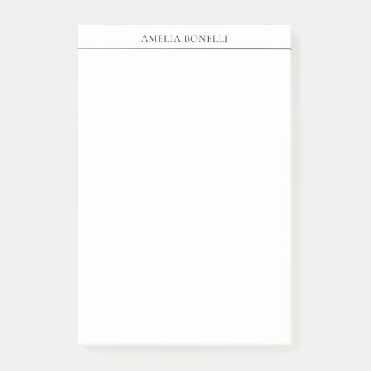 Klassieke minimalistische professional post-it® notes (Voorkant)