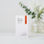 Klassieke minimalistische Professional Premium Pea Visitekaartje (Staand voorkant)