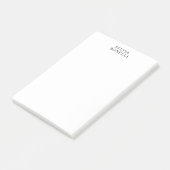 Klassieke minimalistische professionele platte naa post-it® notes (Schuin)