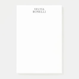Klassieke minimalistische professionele platte naa post-it® notes
