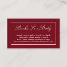 Klassieke minimalistische rode boeken voor Baby