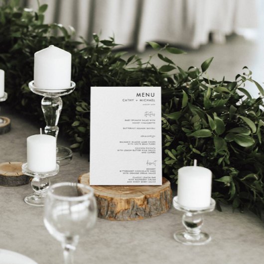 Klassieke minimalistische Simple Black & White Pap Flyer