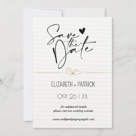 Klassieke minimalistische ,uilen in liefde bewaar  kaart