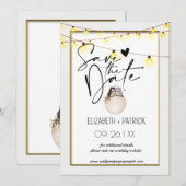 Klassieke minimalistische ,uilen in liefde bewaar  kaart (Voorkant / Achterkant)