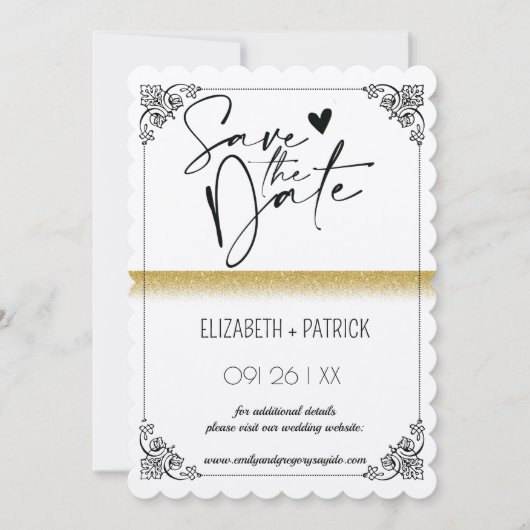 Klassieke minimalistische ,uilen in liefde bewaar kaart (Voorkant)