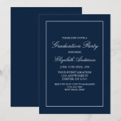 Klassieke minimalistische uitnodiging tot het indi (Voorkant / Achterkant)