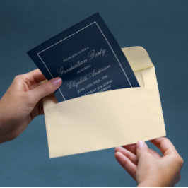 Klassieke minimalistische uitnodiging tot het indi