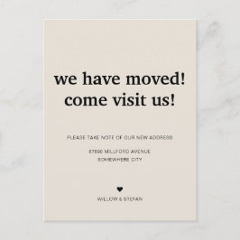 Klassieke minimalistische zeepsteen die we hebben  aankondigingskaart