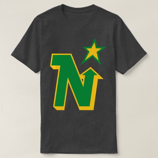Klassieke Minnesota North Stars Hockey TShirt 3 (Design voorkant)