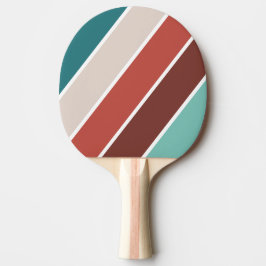 Klassieke Mint Regenboog Vette Strepen Tafeltennisbatje