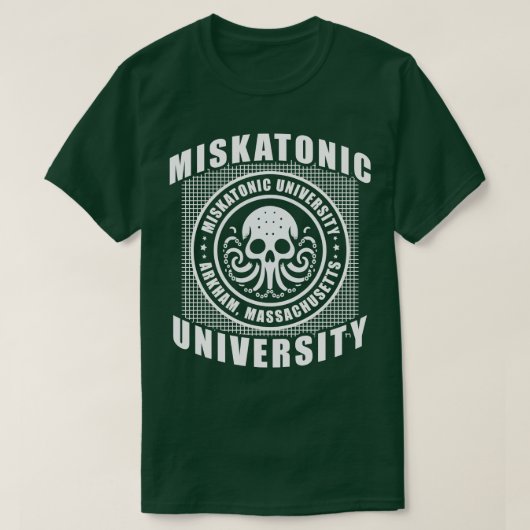 Klassieke Miskatonic Universiteit T-shirt (Design voorkant)