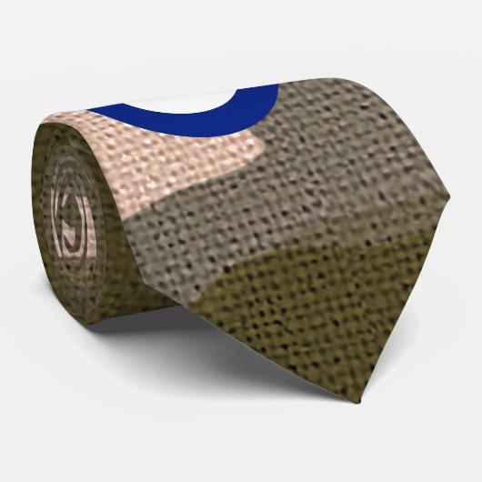 Klassieke MOD-doelstelling op Camo Stropdas (Opgerold)