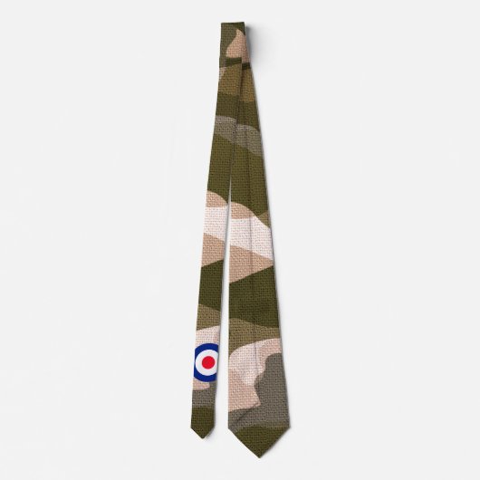 Klassieke MOD-doelstelling op Camo Stropdas (Achterkant)