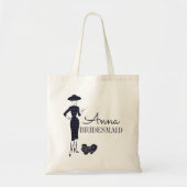 Klassieke  Mode Bridal Bridesmaid Canvas tas (Voorkant)