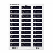 Klassieke Mode Return Address Label (Full Sheet)