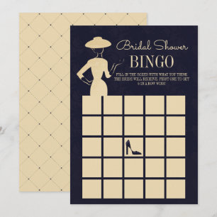 Klassieke Mode Vrijgezellenfeest Bingo Kaart