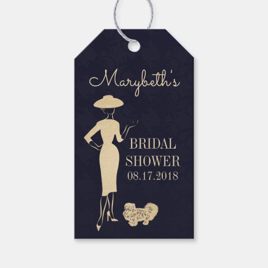 Klassieke  Mode Vrijgezellenfeest CadeauLabels (Voorkant)