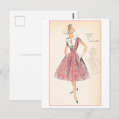 Klassieke modeontwerpen voor jurken, Creators Stud Briefkaart (Voorkant / Achterkant)