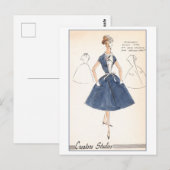 Klassieke modeontwerpen voor jurken, Creators Stud Briefkaart (Voorkant / Achterkant)