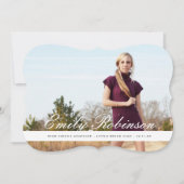 Klassieke moderne aankondiging van Afstudeerder (Voorkant)