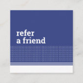 Klassieke Moderne Blauwe Polka Dots Schoonmaak Die Aanbevelingskaartje (Voorkant)