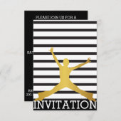 Klassieke Moderne Dans Festival VIP uitnodiging (Voorkant / Achterkant)