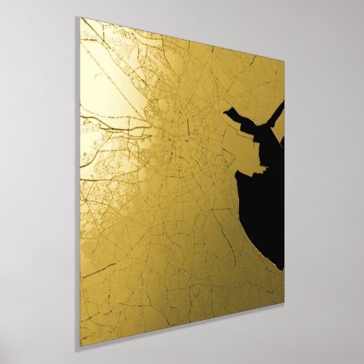 Klassieke moderne elegante geschenkkaart van Dubli Folie Afdrukken (Laagn)